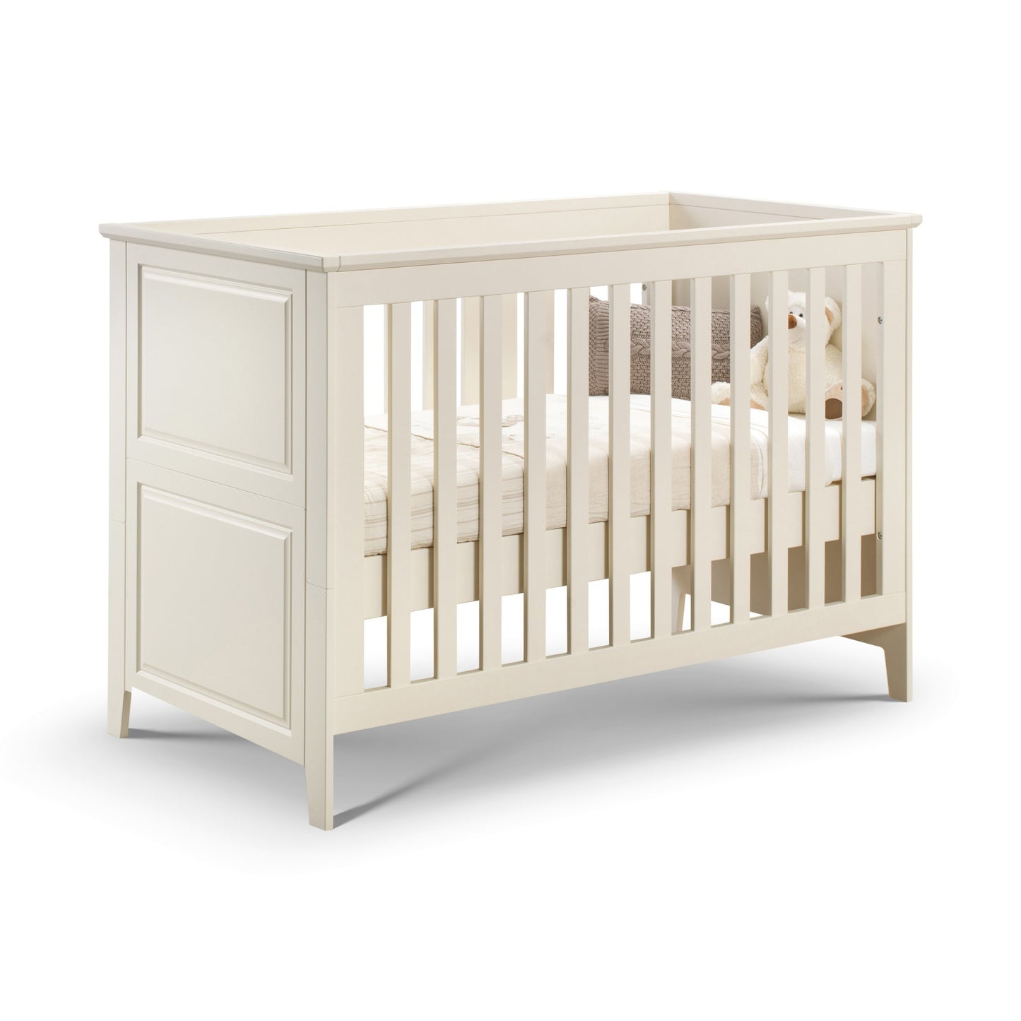 Cameo Convertible Cot Bed in Stone White