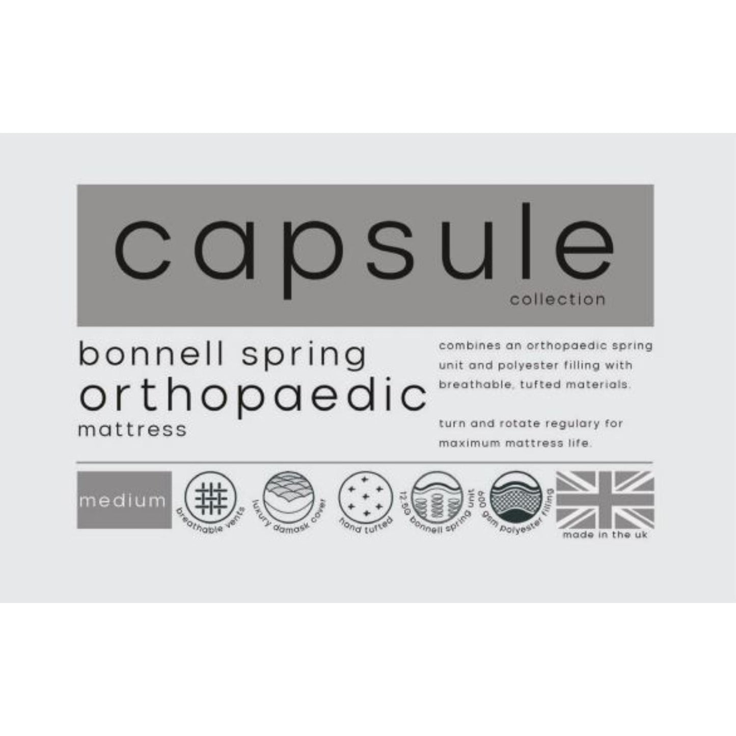 Capsule Orthopaedic Mattress