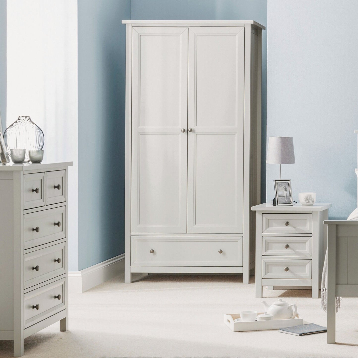 Maine 2 Door Combination Wardrobe