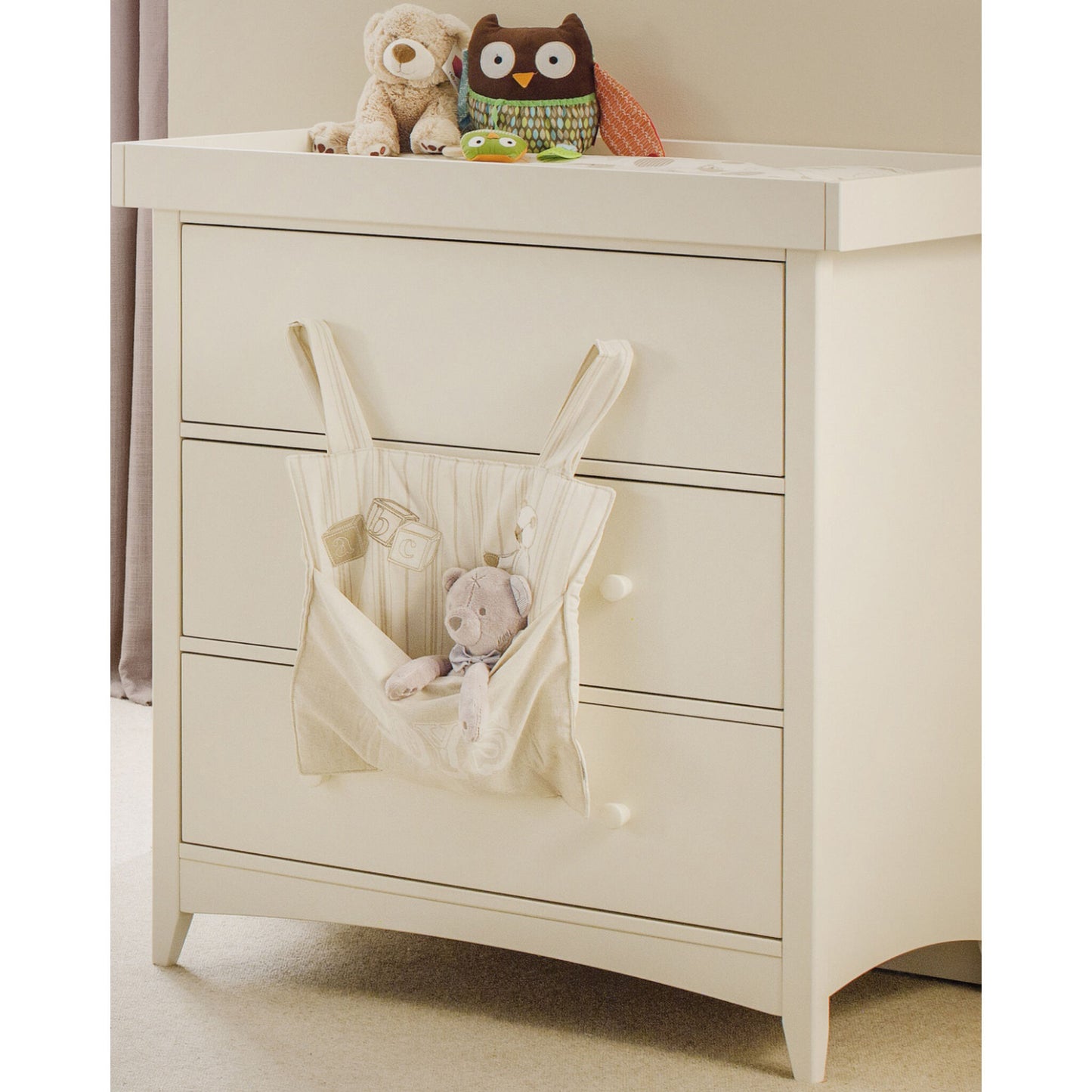 Cameo Changing Station in Stone White