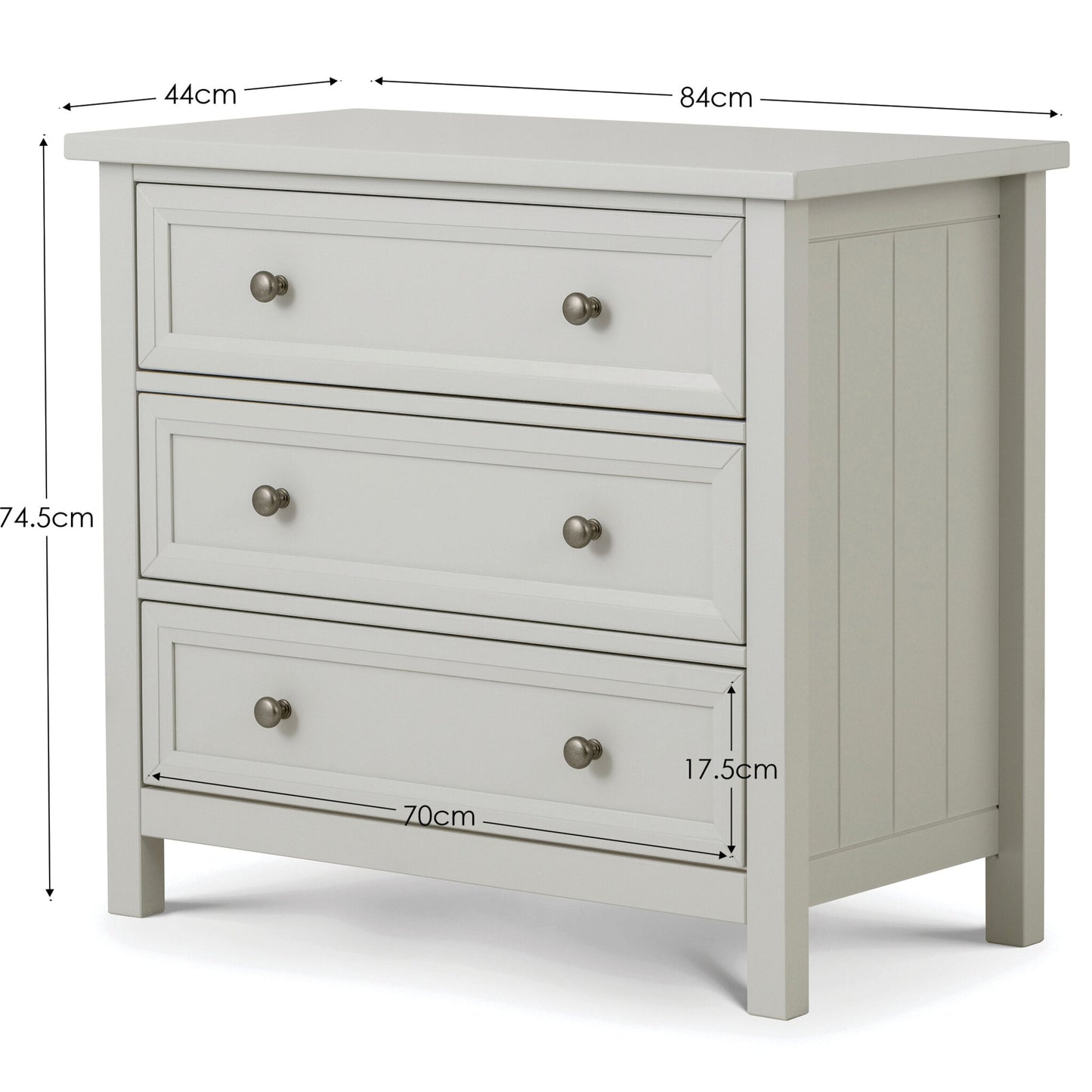 Maine 3 Drawer Chest