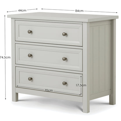 Maine 3 Drawer Chest