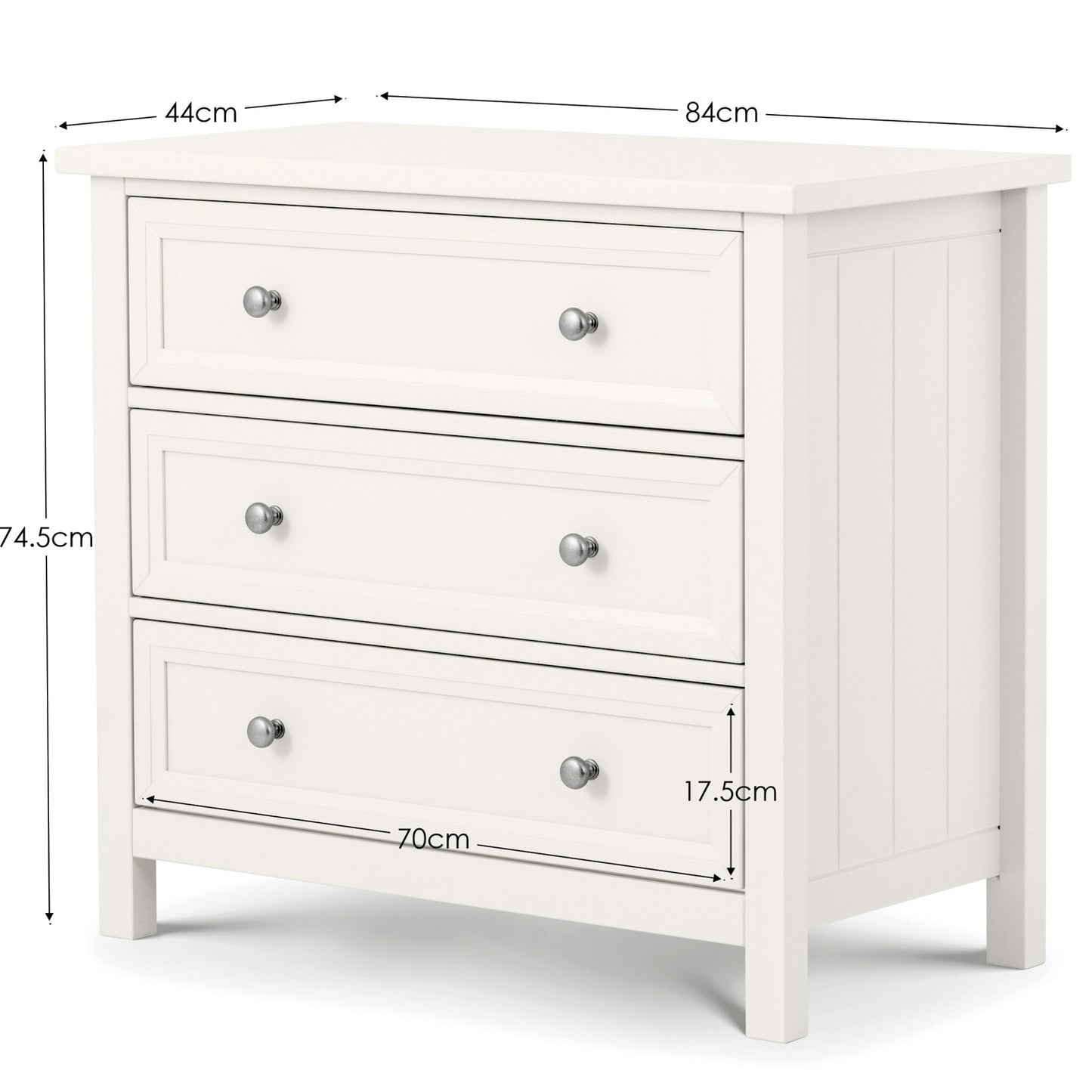 Maine 3 Drawer Chest