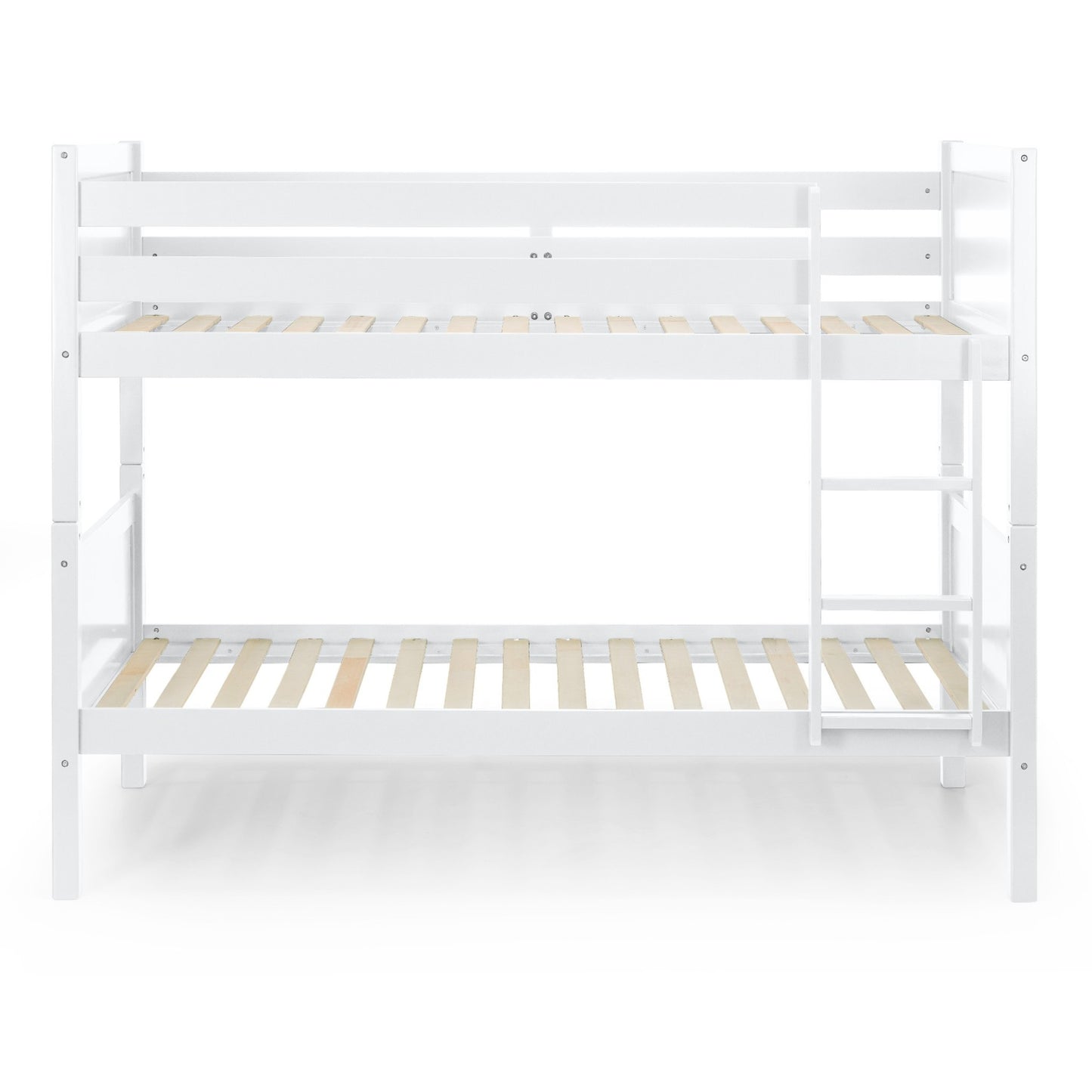 Front view of Bella Bunk Bed in surf white