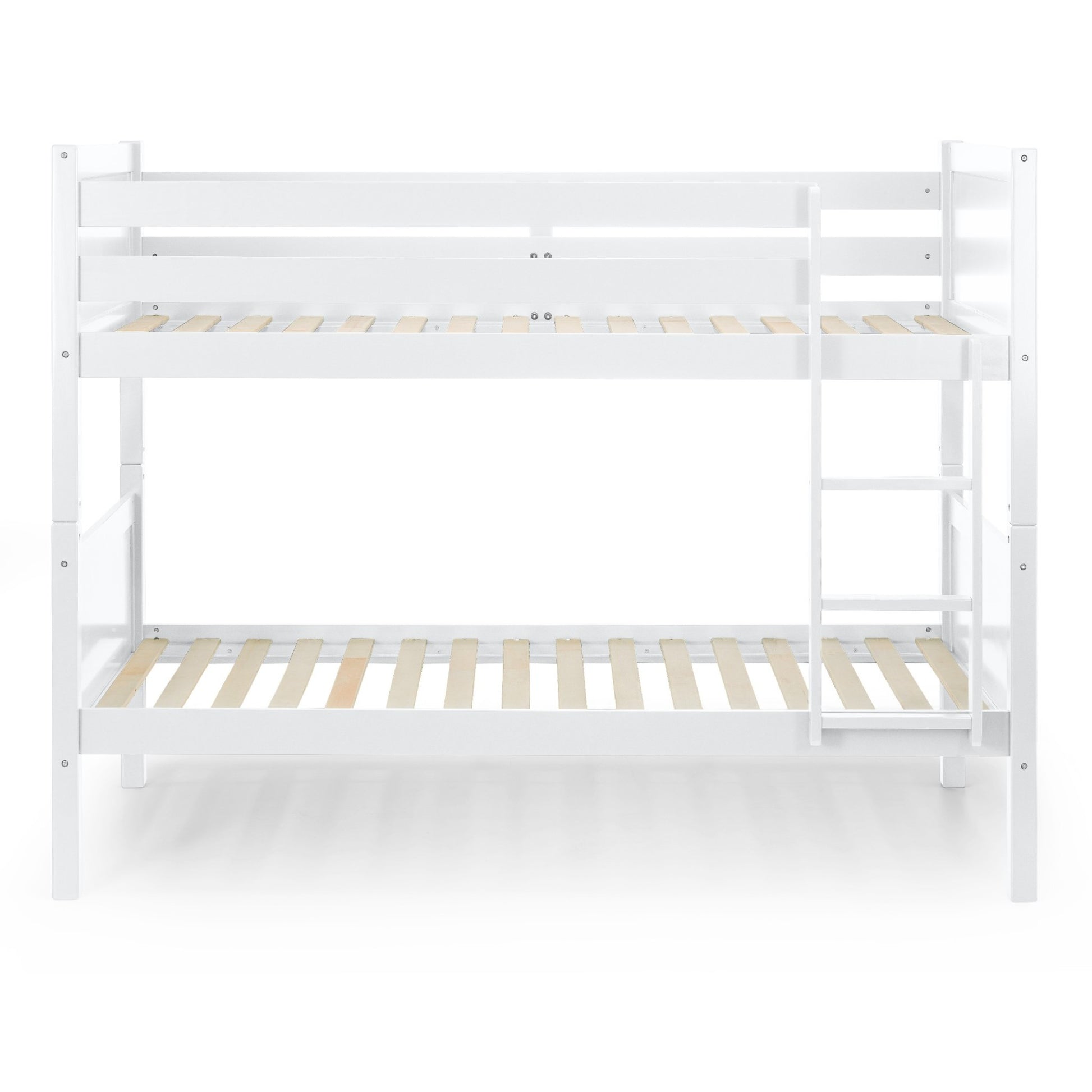 Front view of Bella Bunk Bed in surf white
