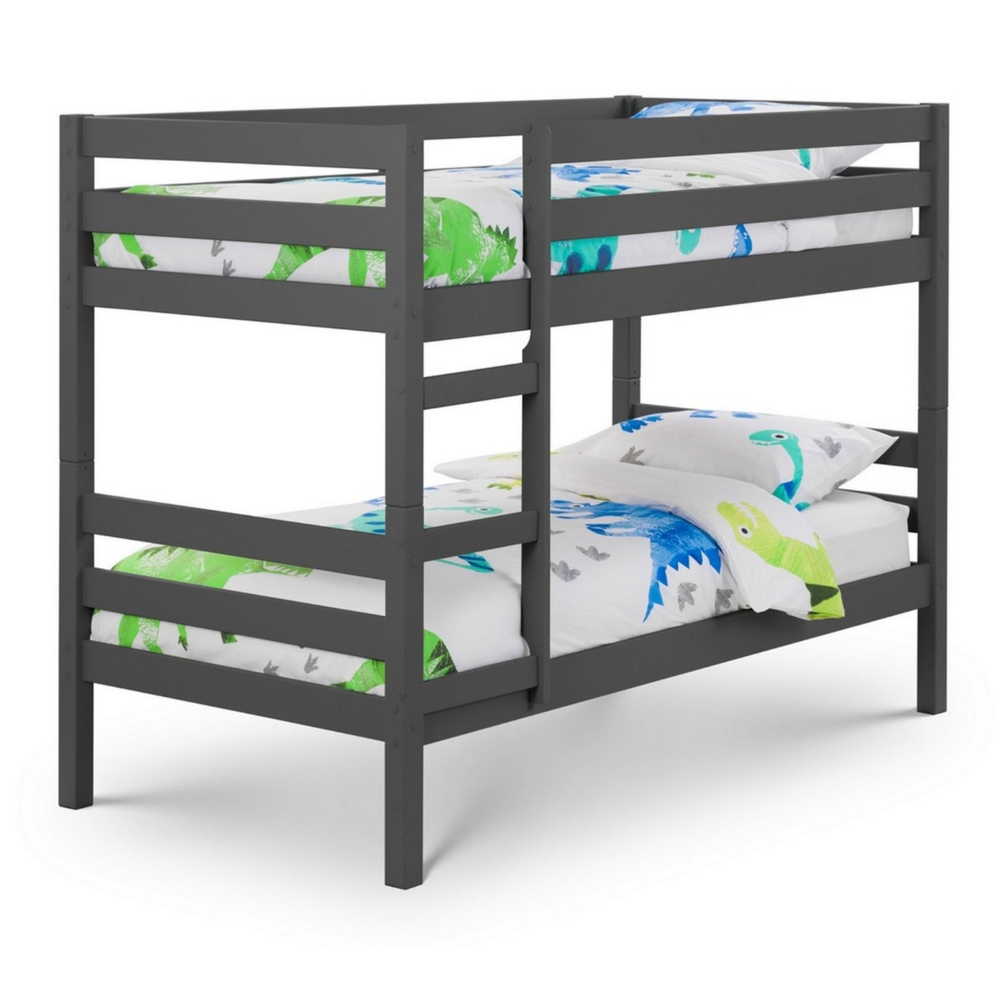 Angled corner view of Camden Bunk Bed in anthracite