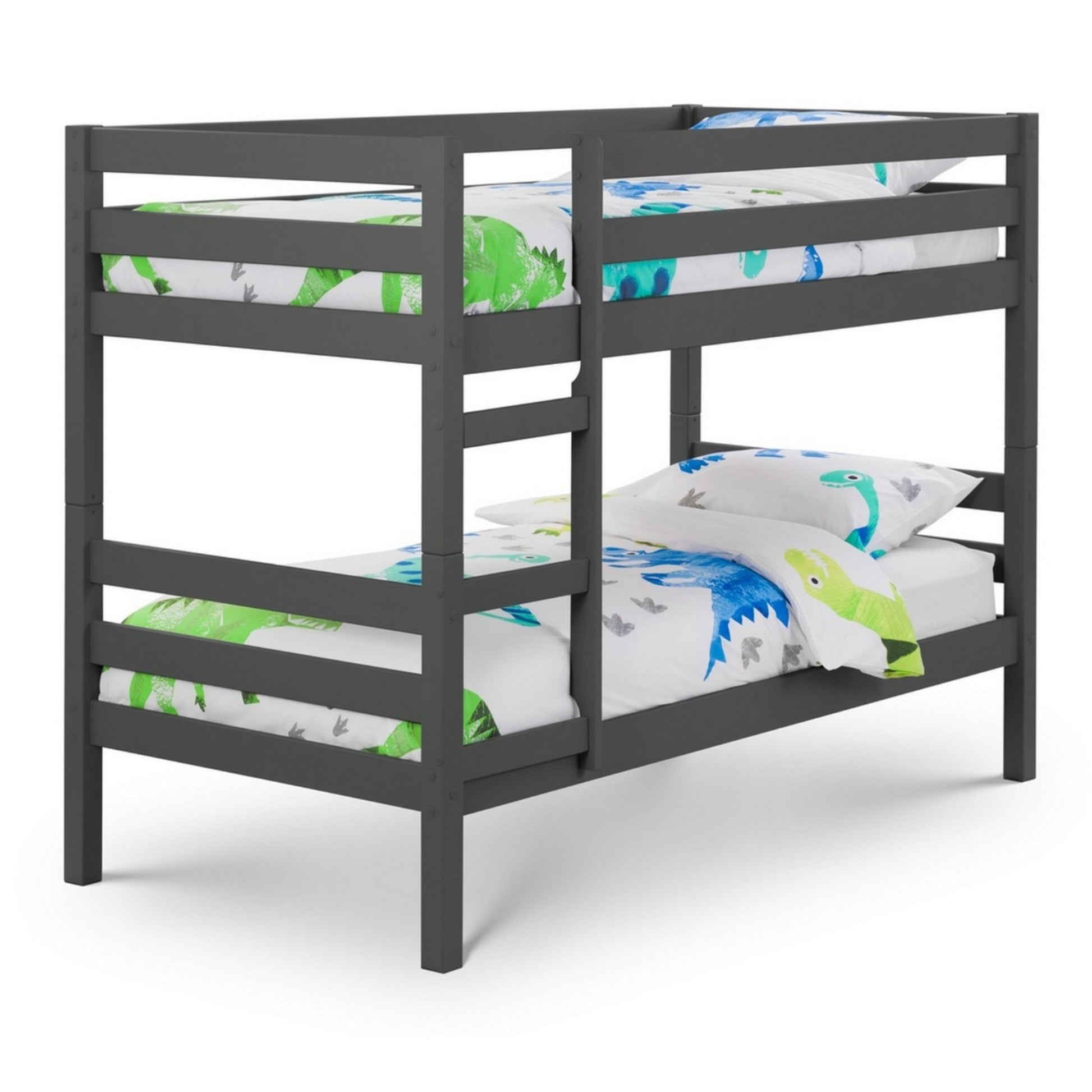 Angled corner view of Camden Bunk Bed in anthracite