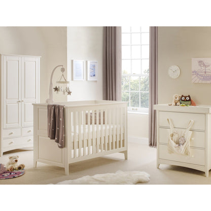 Cameo Convertible Cot Bed in Stone White