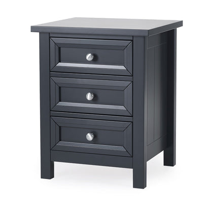 Maine 3 Drawer Bedside