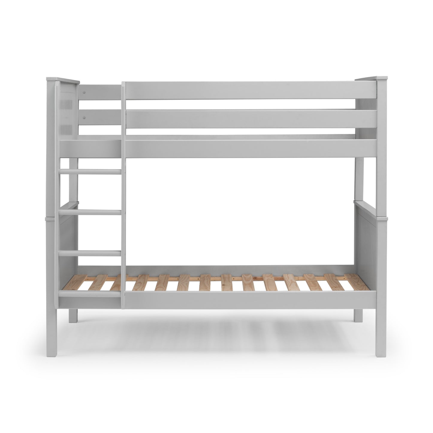 Front view of Maine Bunk Bed in dove grey