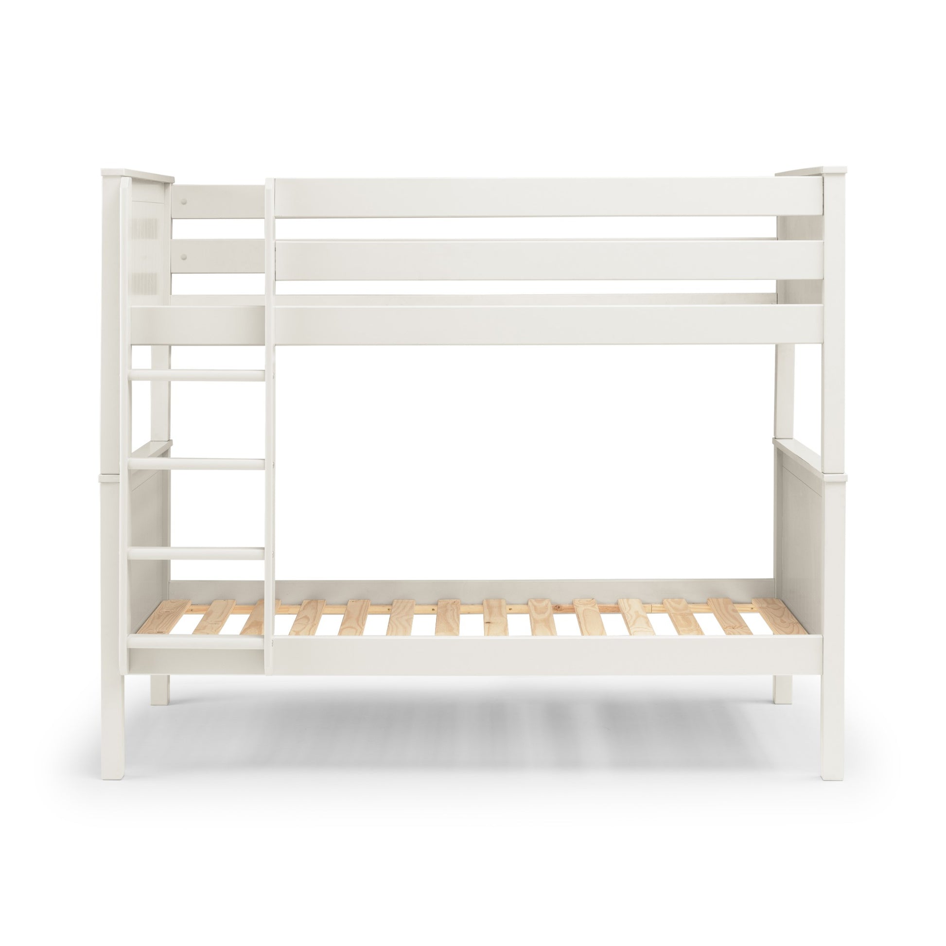 Front view of Maine Bunk Bed in surf white