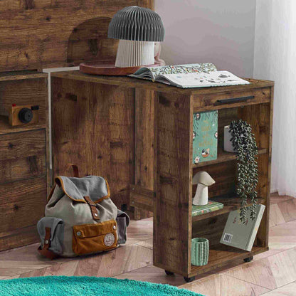 Pull-out desk of Otis Mid Sleeper Bed in urban rustic