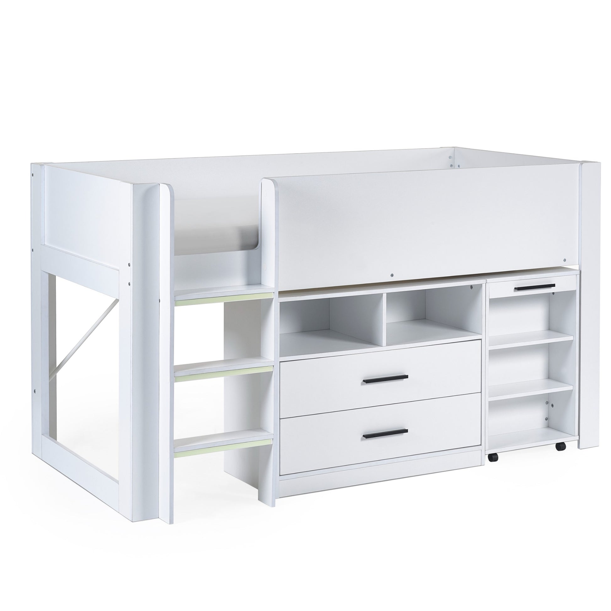 Otis Mid Sleeper Bed in white