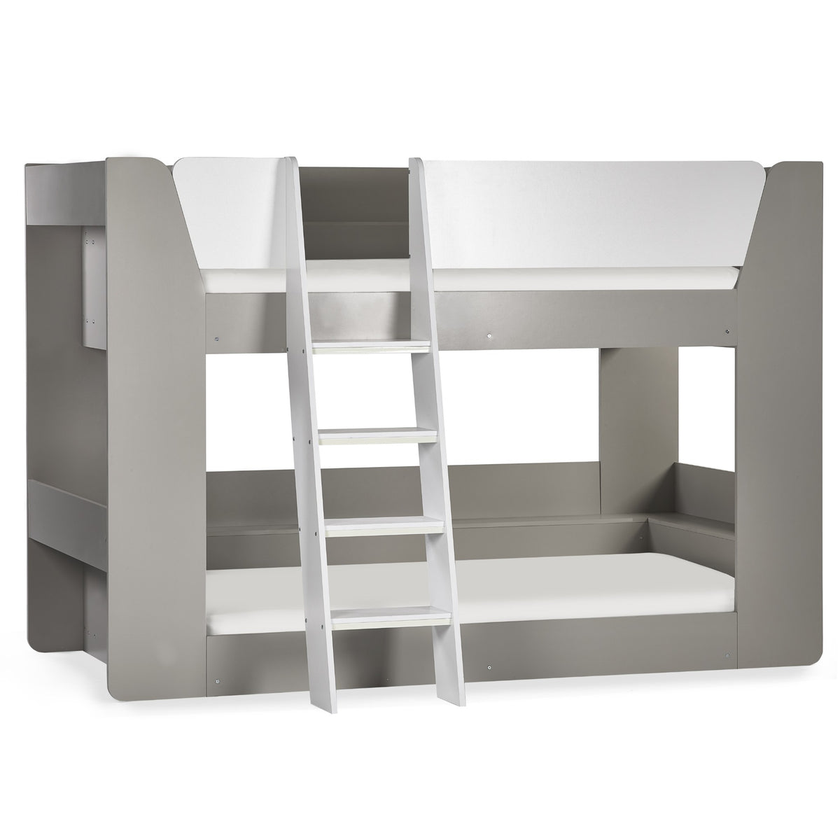 Front view of the Parsec Bunk Bed in taupe