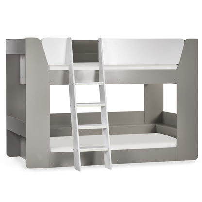 Front view of the Parsec Bunk Bed in taupe