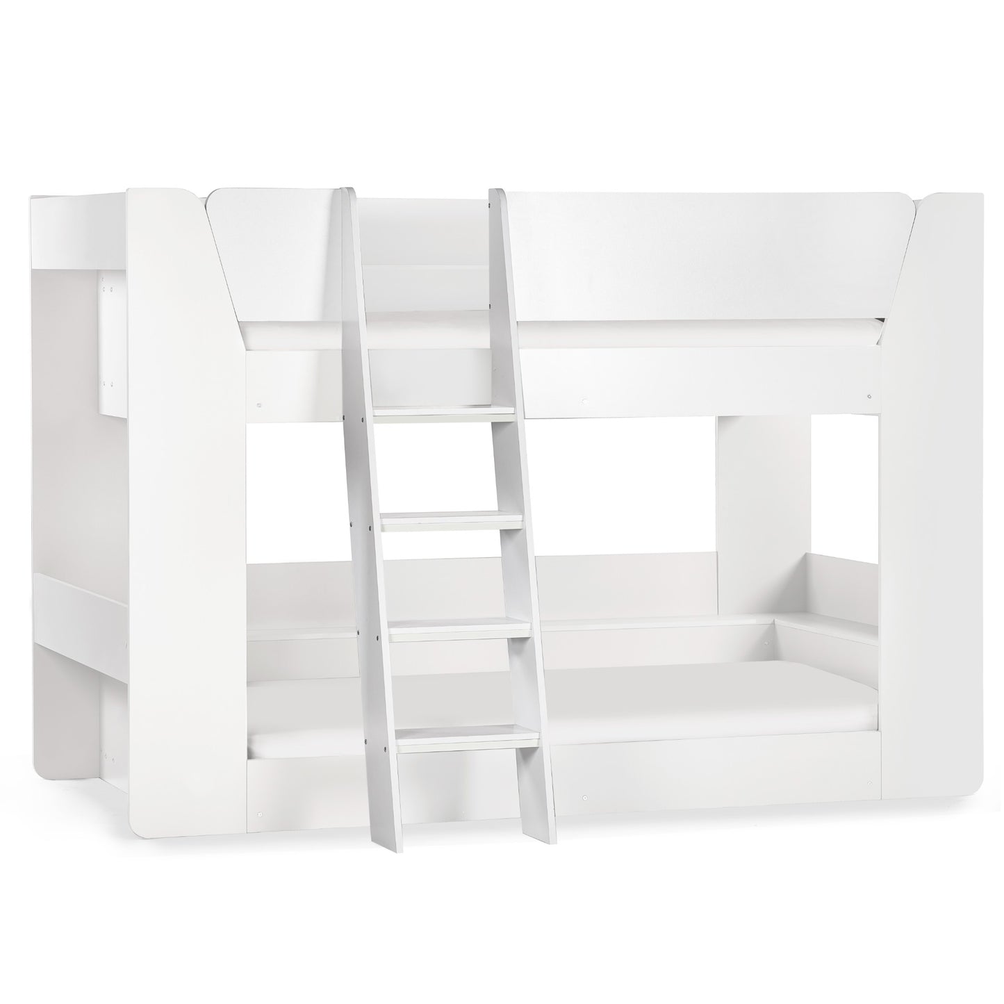 Front view of the Parsec Bunk Bed in white