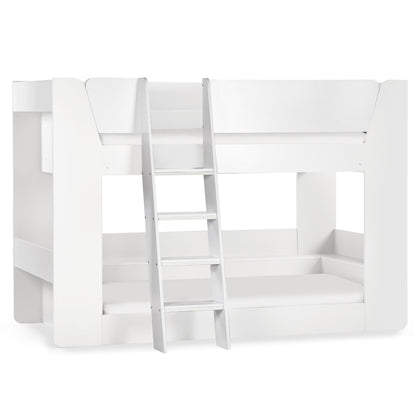 Front view of the Parsec Bunk Bed in white